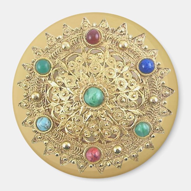Jewelled Medallion Magnet (Front)