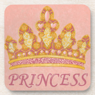 Jewelled Princess Crown by Chariklia Zaris Coaster