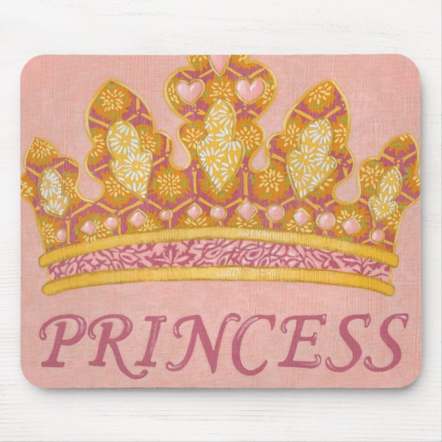 Jewelled Princess Crown by Chariklia Zaris Mouse Mat (Front)