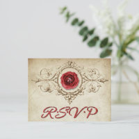 Jewelled Rose | Vintage Crimson Red Gem Grunge RSV