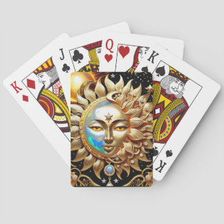 Jewelled Sun Playing Cards
