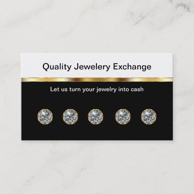 Jeweller Business Cards (Front)