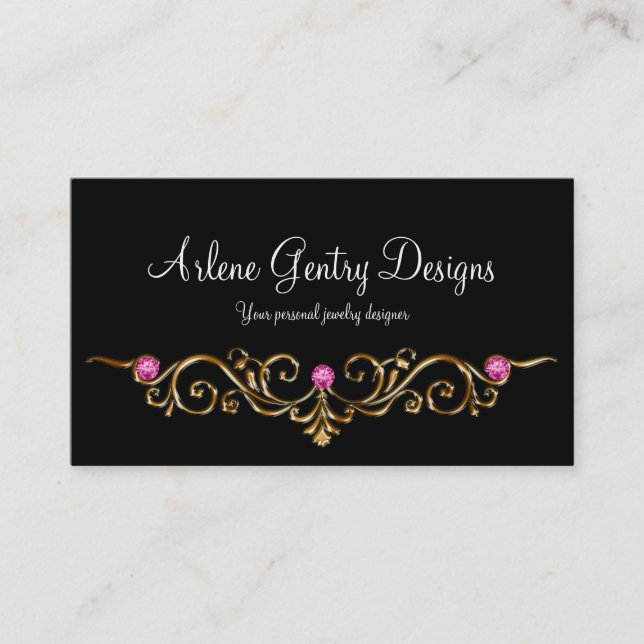 Jeweller Business Cards (Front)