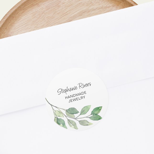 Jeweller's Watercolor Classic Round Sticker (Creator Uploaded)