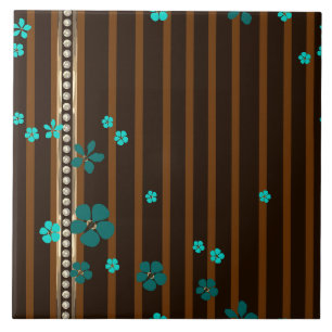 Jewellery and Flowers Tile