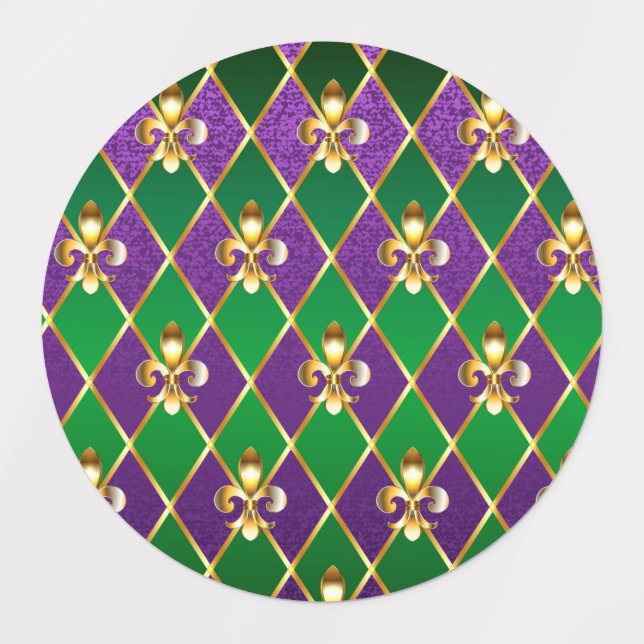 Jewellery Background Mardi Gras (Design 1)