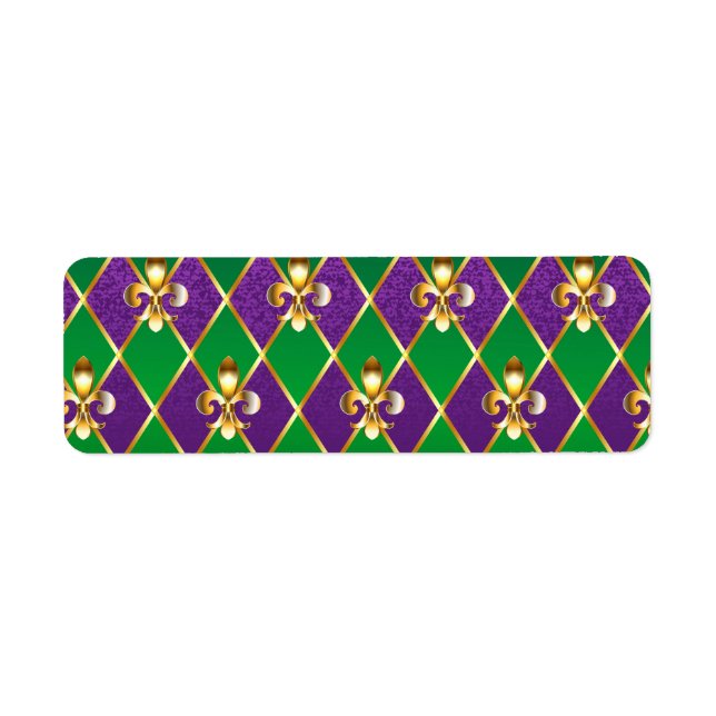 Jewellery Background Mardi Gras (Front)