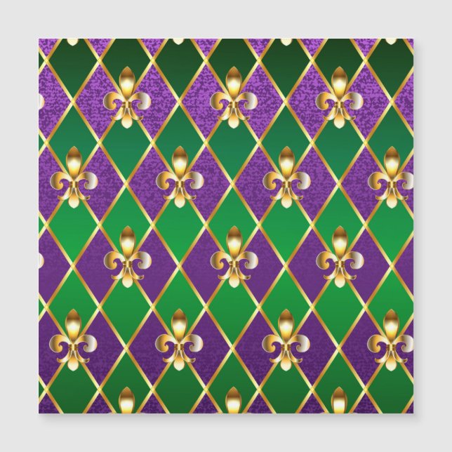 Jewellery Background Mardi Gras (Front)