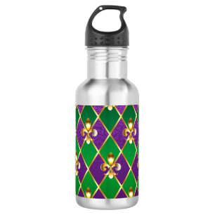Jewellery Background Mardi Gras 532 Ml Water Bottle