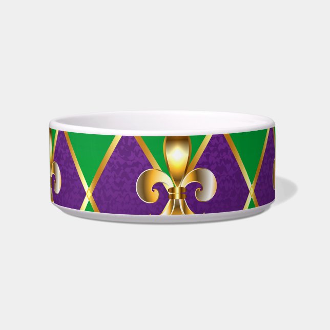 Jewellery Background Mardi Gras Bowl (Front)
