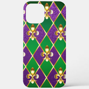 Jewellery Background Mardi Gras iPhone 12 Pro Max Case