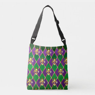 Jewellery Background Mardi Gras Crossbody Bag