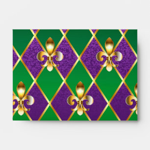Jewellery Background Mardi Gras Envelope