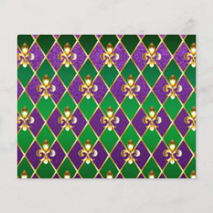 Jewellery Background Mardi Gras Flyer