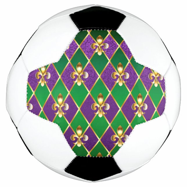 Jewellery Background Mardi Gras Football (Front)