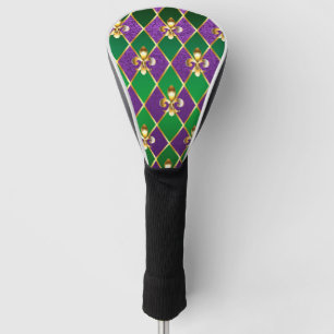 Jewellery Background Mardi Gras Golf Head Cover