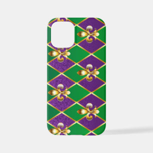 Jewellery Background Mardi Gras iPhone 12 Mini Case