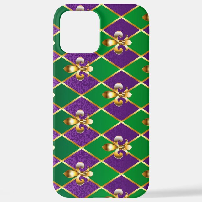 Jewellery Background Mardi Gras iPhone Case (Back)