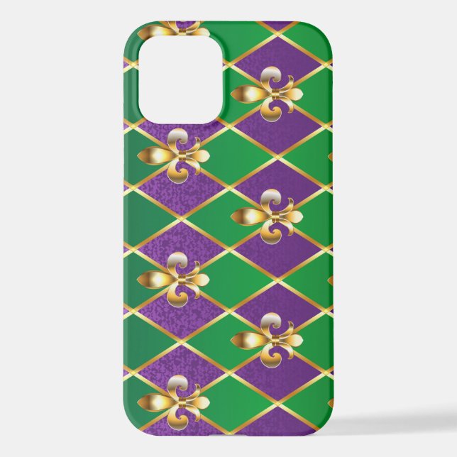 Jewellery Background Mardi Gras iPhone Case (Back)