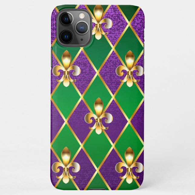 Jewellery Background Mardi Gras iPhone Case (Back)