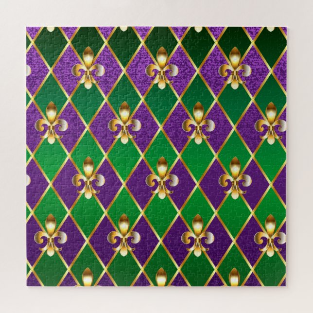 Jewellery Background Mardi Gras Jigsaw Puzzle (Horizontal)