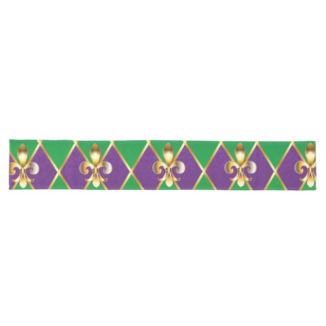 Jewellery Background Mardi Gras Long Table Runner (Horizontal)