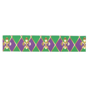 Jewellery Background Mardi Gras Medium Table Runner