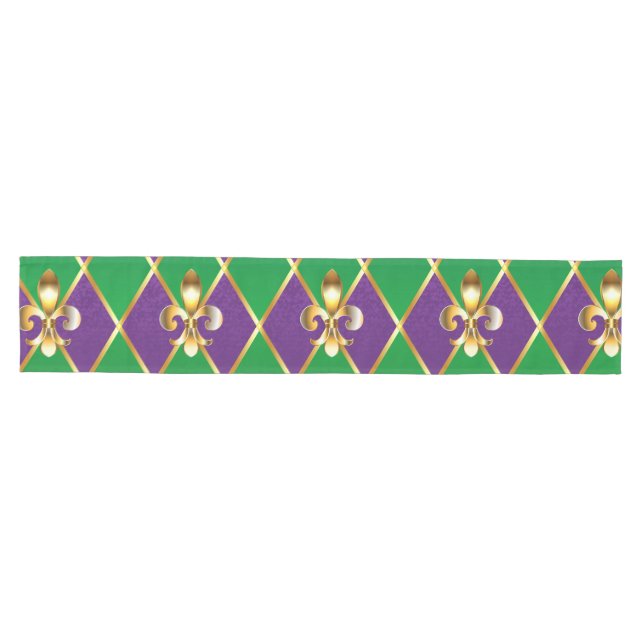 Jewellery Background Mardi Gras Medium Table Runner (Horizontal)