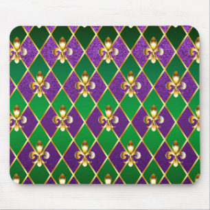 Jewellery Background Mardi Gras Mouse Mat