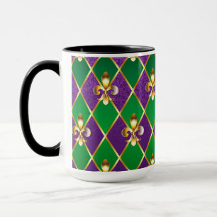 Jewellery Background Mardi Gras Mug