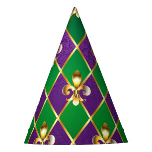 Jewellery Background Mardi Gras Party Hat