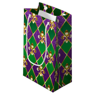 Jewellery Background Mardi Gras Small Gift Bag