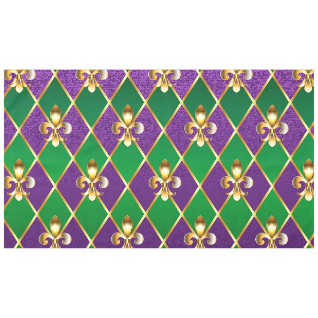 Jewellery Background Mardi Gras Tablecloth (Front (Horizontal))