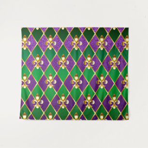 Jewellery Background Mardi Gras Tapestry