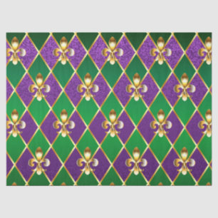Jewellery Background Mardi Gras Tissue Paper