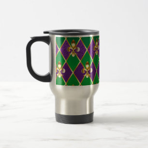 Jewellery Background Mardi Gras Travel Mug