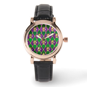 Jewellery Background Mardi Gras Watch