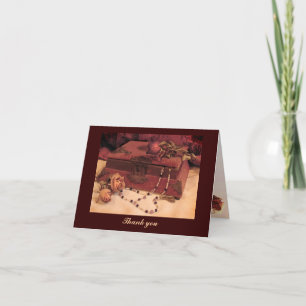 Jewellery Box Thank You Card