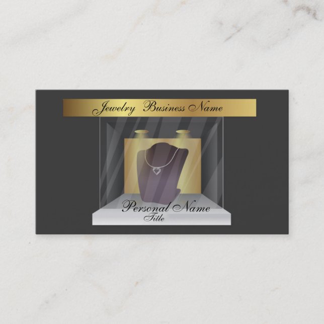 Jewellery Business Business Card (Front)