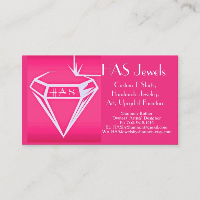 Jewellery Business Cards (Front)