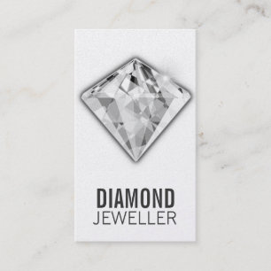 Jewellery Business Cards Diamond Platinum