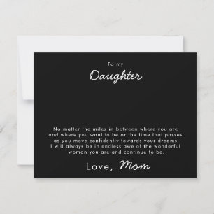 Jewellery Card to Daughter