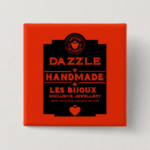 Jewellery Creator 15 Cm Square Badge