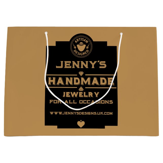 Jewellery Creator Large Gift Bag (Front)