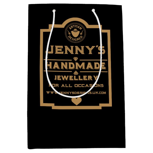 Jewellery Creator Medium Gift Bag (Front)