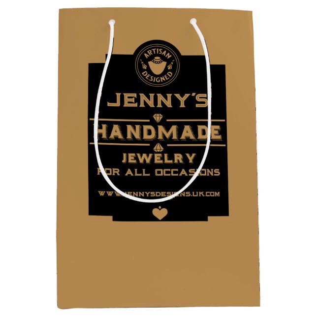 Jewellery Creator Medium Gift Bag (Front)