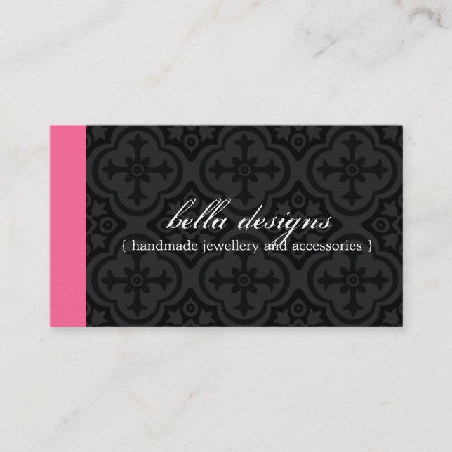 Jewellery Designer Business Card (Front)