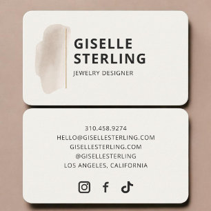 Jewellery Designer Business Card