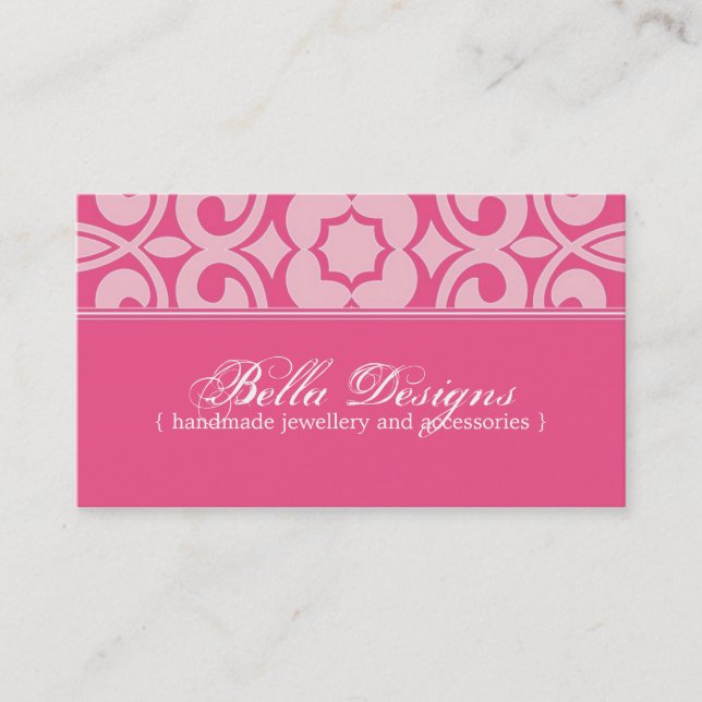 Jewellery Designer Business Card (Front)