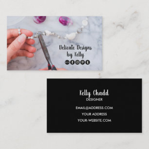 Jewellery Designer Business Card